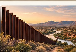 AI editorial illustration for Border Policy in Texas: How Federal and State Responsibilities Differ